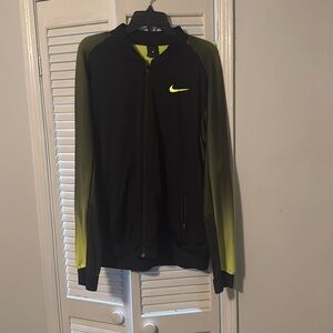 NIKE Premier Court Full Zip Black Volt Gradient Sleeve Tennis Jacket